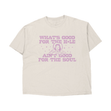 What's Good Cream Tee